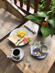 索卡花园旅馆提供给客人的早餐选择