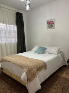 Serene 3 bedroom house in Olympia, Lusaka客房内的一张或多张床位
