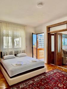 Adriatic Apartments客房内的一张或多张床位