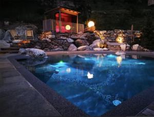 菲施WOO® Loft Resort的后院的游泳池