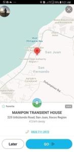 圣胡安Manipon Transient House R6的豪宅传送室地图