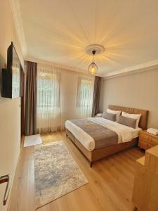 İmera Suite Otel客房内的一张或多张床位