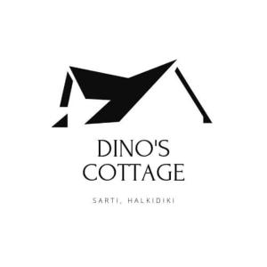 萨尔蒂Dino's Cottage的消音咖啡店的标志