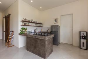 Ricefield view appartment #Focus 2的厨房或小厨房