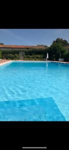 明乔河畔的瓦雷奇奥La Guarnigione的蓝色海水大型游泳池