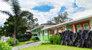 Hotel Mirador de Boquia Salento外面的花园