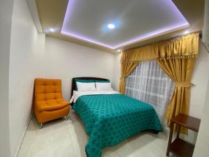 Hotel Dubai Suite客房内的一张或多张床位