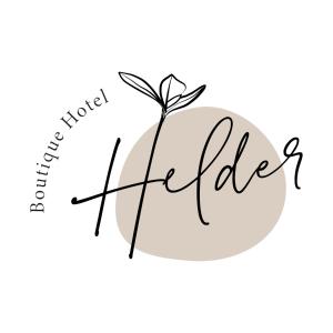 雷讷瑟Boutique Hotel Helder I Kloeg Collection的手写的书法笔记,带花在白底插图上