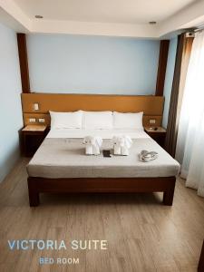 Hotel Mercante客房内的一张或多张床位