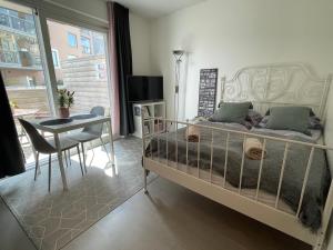 The Seabreeze Apartment Turku客房内的一张或多张床位