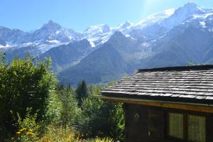 山景或在木屋看到的山景