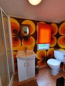 Camping Zeeburg Amsterdam的一间浴室