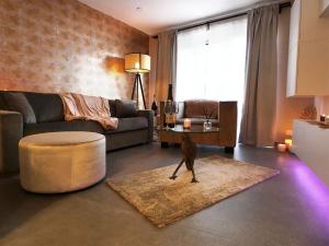 列日SuiteDreams - Relax Suite Liège的客厅配有沙发和桌子