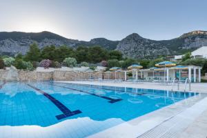 卡拉古诺内Hotel Brancamaria的一座山地游泳池