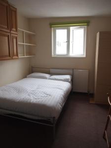 伦敦帕丁顿公寓的小型客房 - 带2张床和窗户
