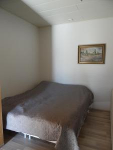 福尔萨Walhalla apartment的墙上照片的一张床位