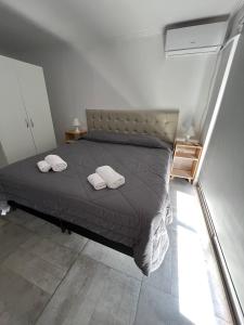科尔多瓦Cba Rent的一间卧室配有一张床,上面有两条毛巾