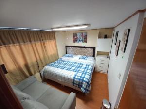 Cómodo Departamento Privado Aeropuerto 7 Min caminando客房内的一张或多张床位