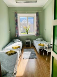 Endla Hostel uus nimi Endla hostel ja apartamendid客房内的一张或多张床位