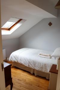 克洛纳基尔蒂Ashe Street的一间卧室配有一张床和天窗