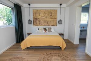 Quinta da Sra Marocas客房内的一张或多张床位