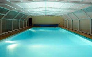 滨海圣布里阿克拉格朗日文艺复兴诺士杜夫尔酒店的天花板房间的游泳池空着
