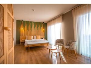 La Terrazza Hotel客房内的一张或多张床位