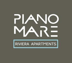 因佩里亚Pianomare Riviera Apartments and Rooms的钢琴标志玛尔尼河公寓