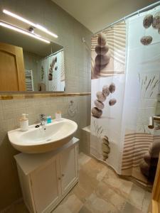 DurroD01 CABIROL DURRO by IMMOVALL的一间带水槽和淋浴的浴室