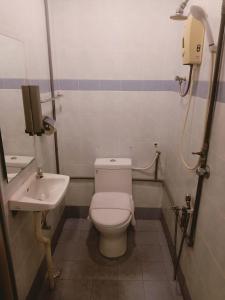 阿罗士打T Hotel Anggerik的一间带卫生间和水槽的浴室