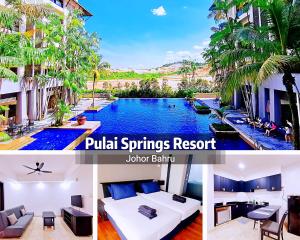 士姑来【Amazing】Pool View 2BR Suite @ Pulai Springs Resort的乌布德温泉度假村带游泳池的别墅