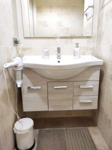孔图尔西Dadilò - Casa Vacanza & Bed and breakfast的一间带水槽和卫生间的浴室
