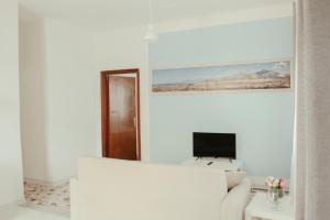 蒙德拉戈内Nupa Apartment的带沙发和电视的客厅