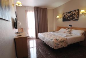 佩多拉HOTEL MARIA ROSA的酒店客房设有床和窗户。