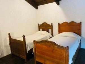 安提瓜危地马拉别墅酒店客房内的一张或多张床位