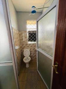 KikuyuLoaded homes的一间带卫生间和窗户的小浴室
