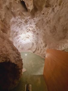 海若克利欧Anassa Cave by Estia的洞穴内有水池