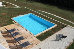 Family friendly house with a swimming pool Skrapi, Central Istria - Sredisnja Istra - 7526内部或周边泳池景观