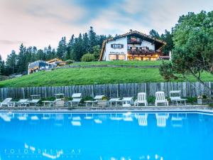 施利尔塞施利尔斯伯格阿尔姆酒店的山顶上带游泳池的房子