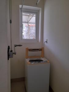 头顿Mango Tree的带窗户的客房内的洗衣机