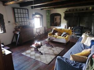 SillicoLa casa del pozzo的客厅配有沙发和桌子