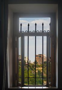 第比利斯Apartment in the heart of Old Tbilisi的市景窗户