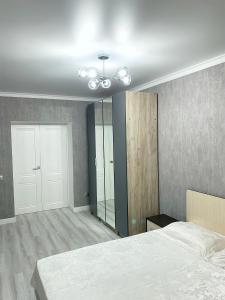 Квартира на берегу Черного моря客房内的一张或多张床位