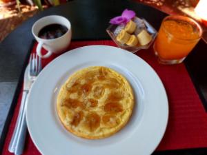 尼卡旅馆提供给客人的早餐选择