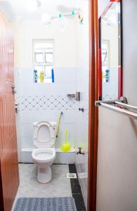 奈瓦沙Nelly fully furnished studios的一间带卫生间和淋浴的小浴室