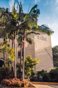 内罗毕Tribe Hotel, Nairobi, a Member of Design Hotels的一座棕榈树建筑
