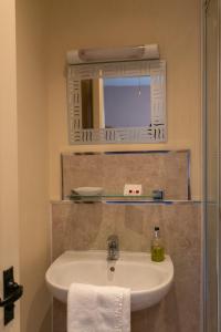 阿伯加文尼金斯海德酒店的一间带水槽和镜子的浴室