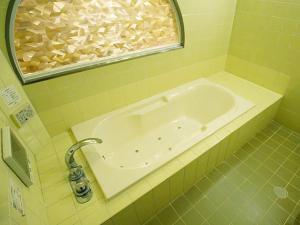 Yoshiokaグリーンヒル　大人専用的浴室配有浴缸及镜子