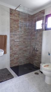 阿里亚CASA LITO的带淋浴和卫生间的浴室