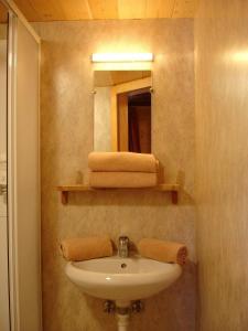 瑞士小木屋住宿加早餐酒店的一间浴室